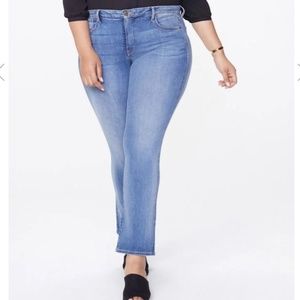 NYDJ Barabara Bootcut Stretch Womens Denim Jeans